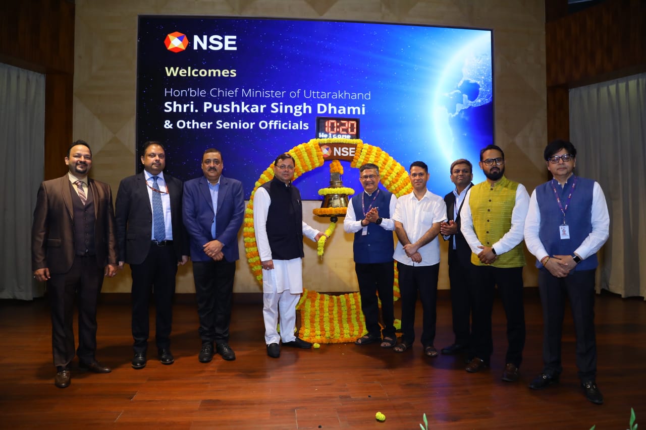 CM Dhami in NSE