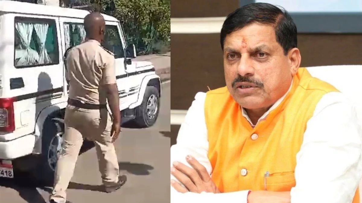 CM Mohan Yadav security Lapse