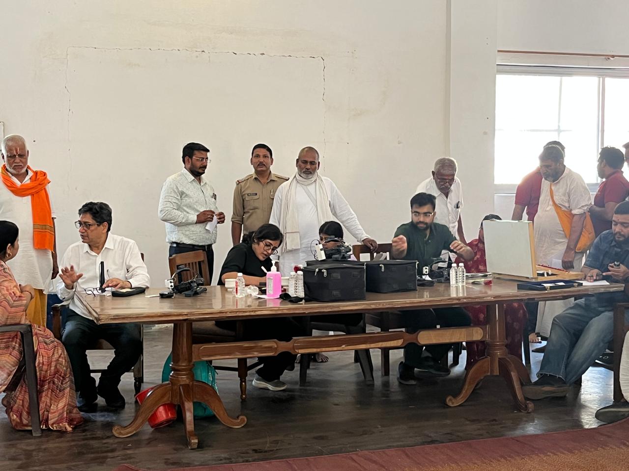 Eye checkup camp