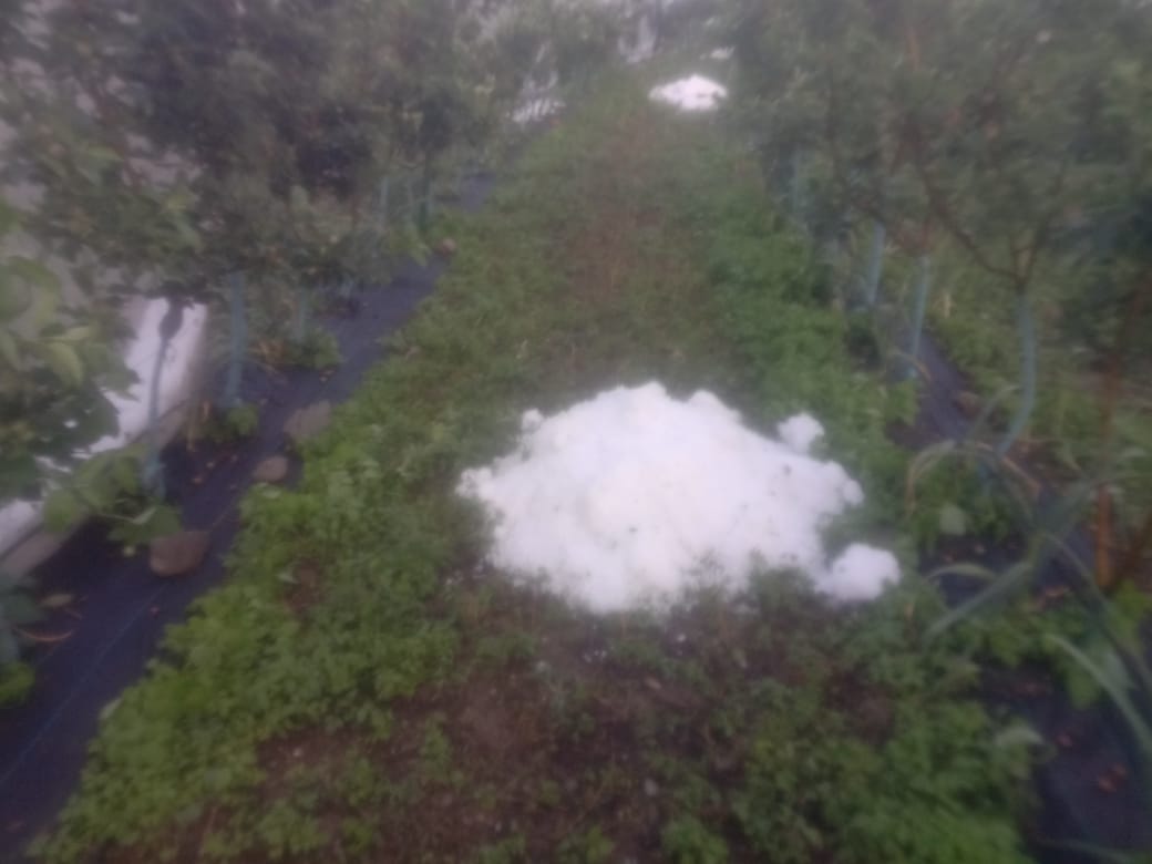 heavy hailstorm