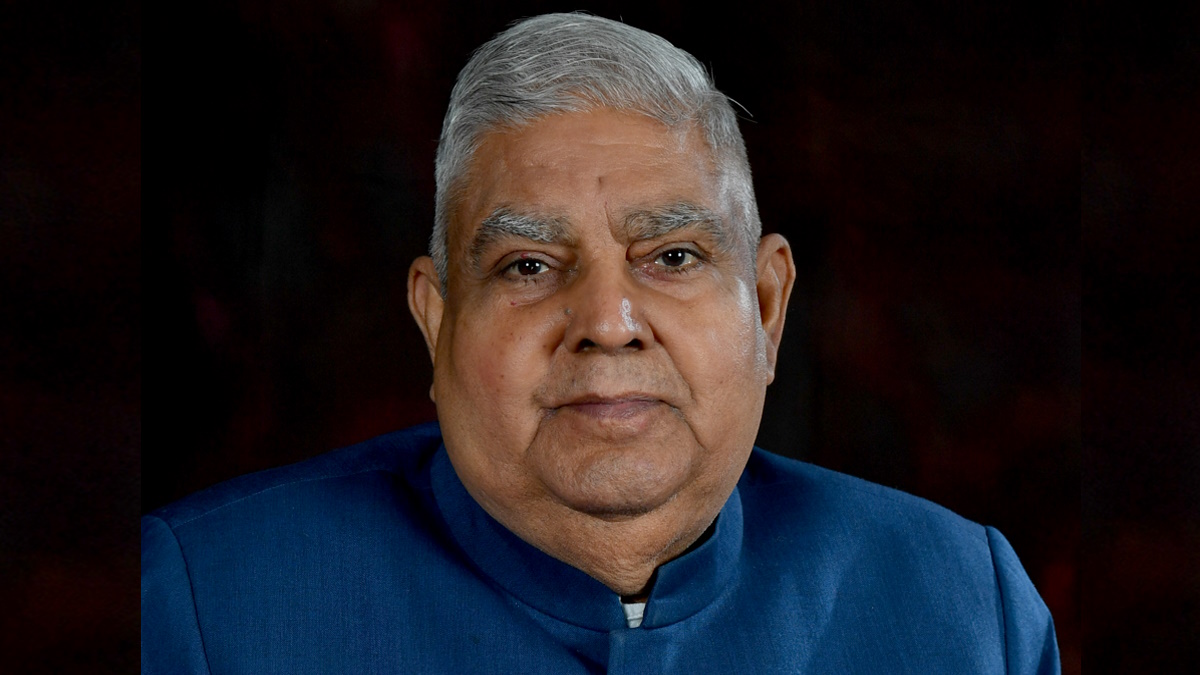 Vice President Jagdeep Dhankar